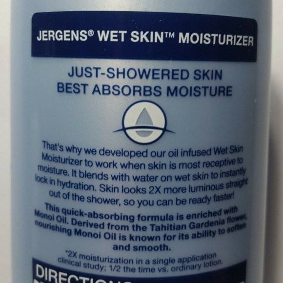 4 Jergens Wet Skin Moisturizer Lotion Monoi Oil - Picture 8 of 13
